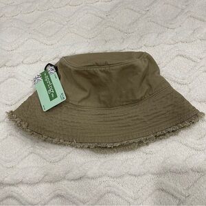 Unisex Beige Bucket Hat